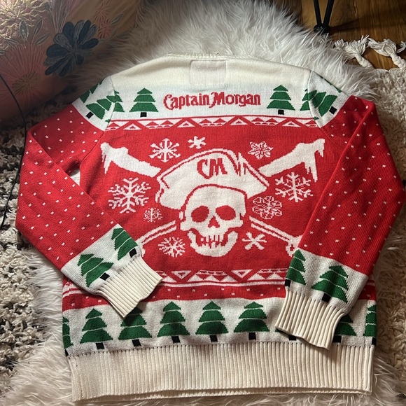 Captain Morgan Fair Isle Ugly Christmas Sweater - Picture 6 of 6